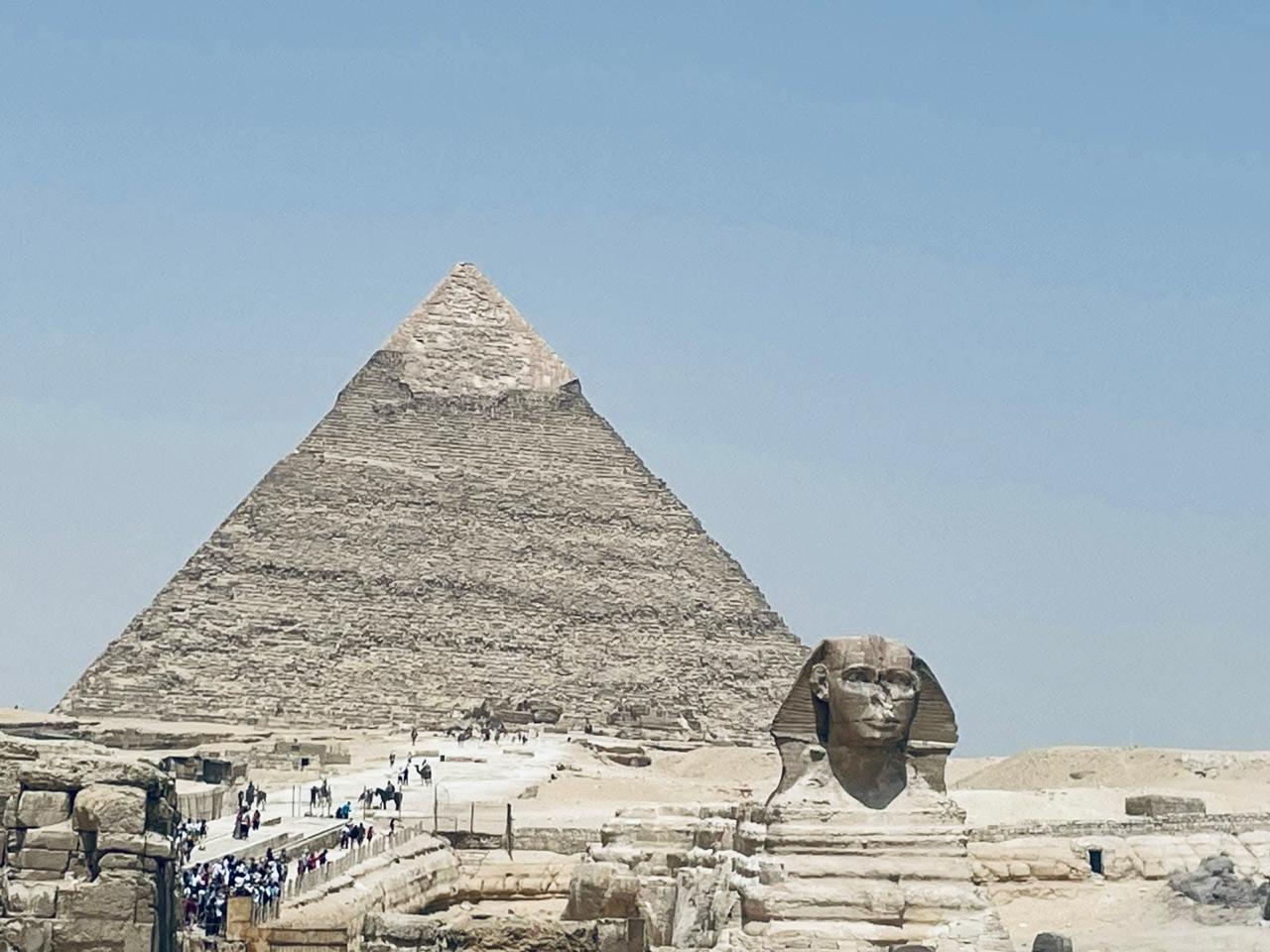 Viaje frente a las Pirámides de Giza, Egipto